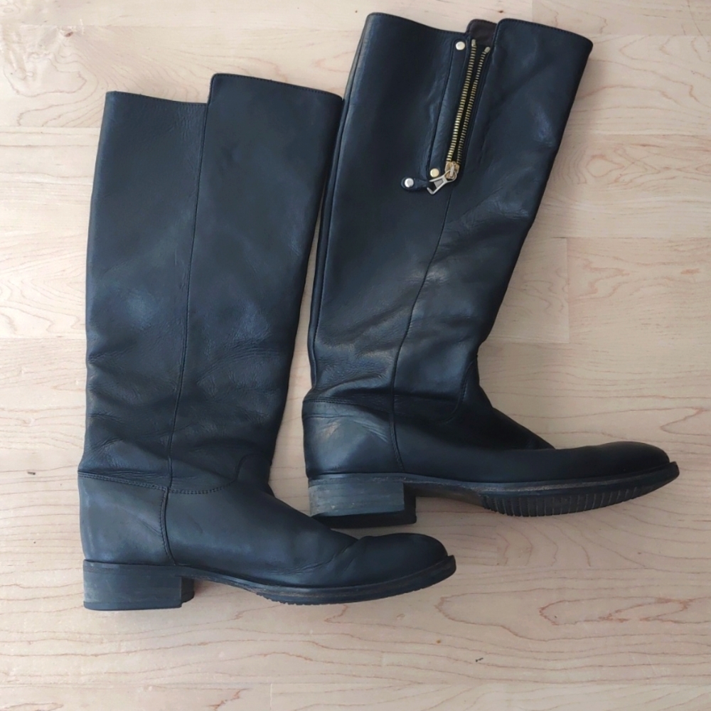 Leather boots made in Italy - riding boots - classic -